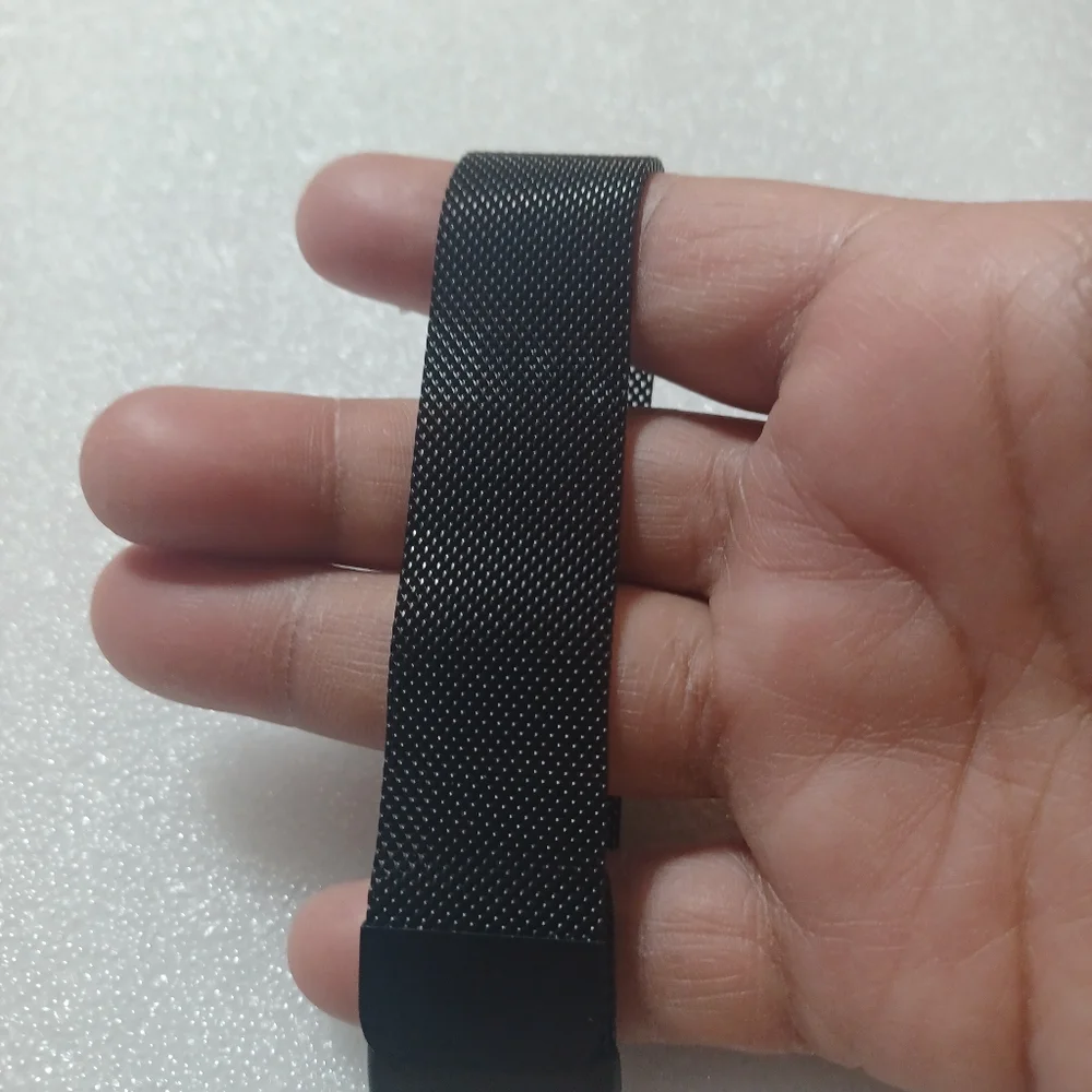 WITH it Stainless Steel Mesh Band Black